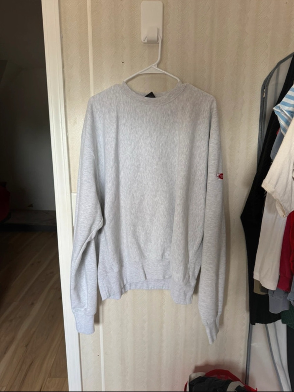 Signature Light Gray Crewneck Sweater - Neutral Pullover